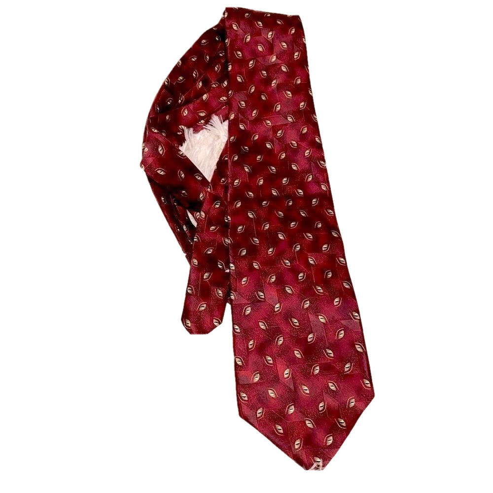 🌷 Mano Mano🌷 100% Silk Tie Red